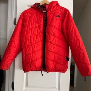The North Face Boys Reversible Perrito Hooded Water Repellent Jacket Sz XL